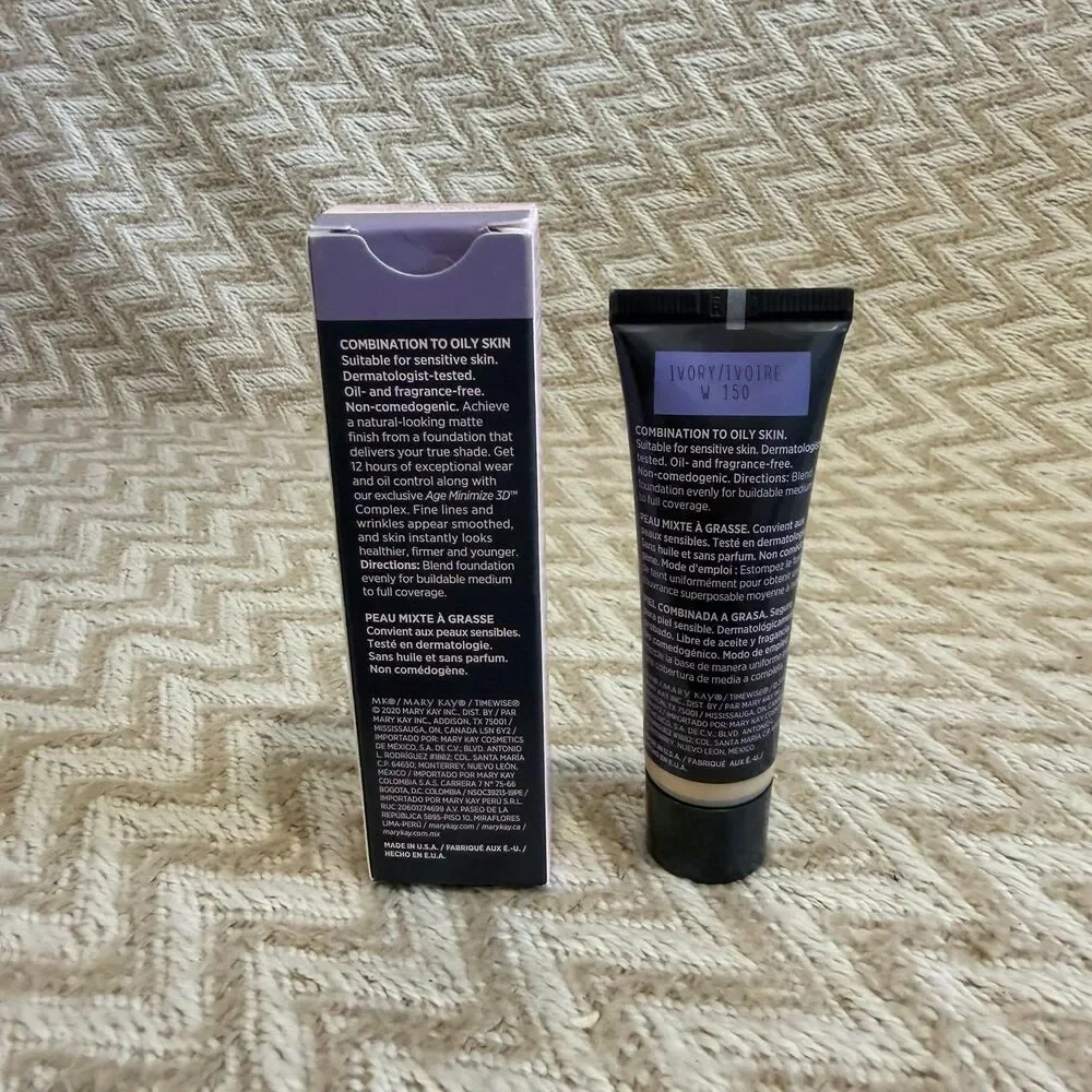 Mary Kay Timewise Matte 3D Foundation Ivory W 150 1 FL Oz